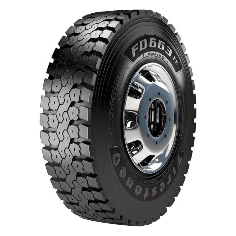 Pneu Firestone FD663 II 295/80 R22.5 para eixo de tração de caminhão